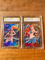 2 Nami Graded Kaarten. Graded GCA 10. One piece top kaarten, Ophalen of Verzenden, Zo goed als nieuw, Meerdere kaarten, Foil