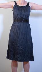 Galajurk, zijde jurk, cocktaildress, Maat 38/40 (M), Zwart, Ophalen of Verzenden, Zo goed als nieuw