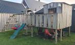 Houten Speelhuis met Glijbaan en Schommel, Ophalen, Gebruikt, Schommel, Aanbouwonderdeel