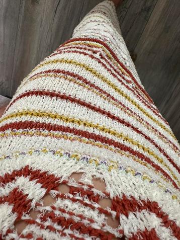 Zara jurk gebreid wol knit S M nieuw dress long lang strand beschikbaar voor biedingen