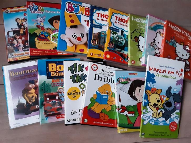 14 dvd's voor jonge kinderen samen €7, Cd's en Dvd's, Dvd's | Kinderen en Jeugd, Gebruikt, Alle leeftijden, Ophalen of Verzenden