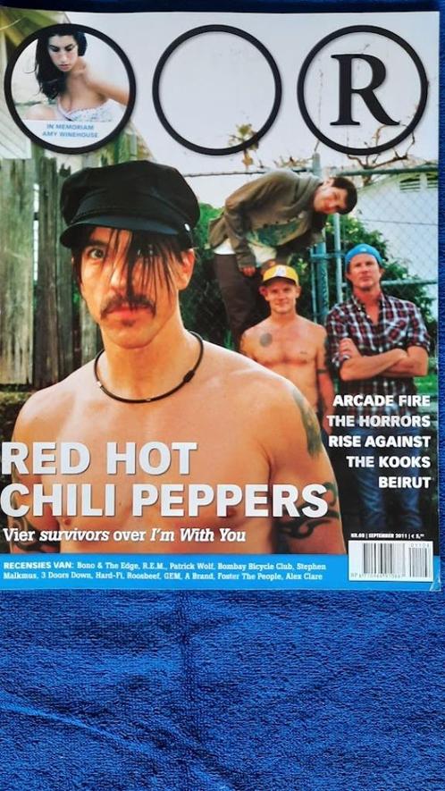 OOR 8-2011 Red Hot Chili Peppers Amy Winehouse Arcade Fire H, Boeken, Tijdschriften en Kranten, Zo goed als nieuw, Muziek, Film of Tv