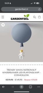 Maan/Astronaut Plafondlamp LED - Cosmoglow, Huis en Inrichting, Ophalen of Verzenden, Nieuw, Kunststof