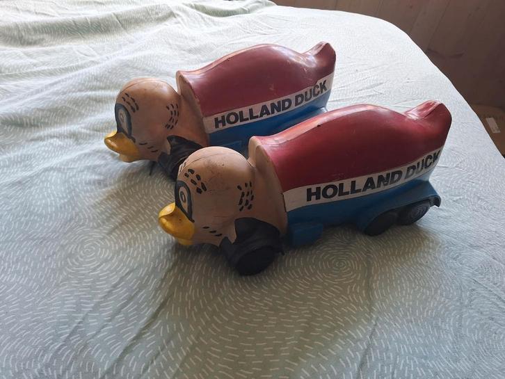Setje holland duck vrachtwagen poppen ( zie tekst), Verzamelen, Merken en Reclamevoorwerpen, Gebruikt, Overige typen, Ophalen