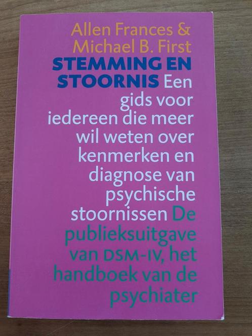 A. Frances - Stemming en stoornis, Boeken, Psychologie, Zo goed als nieuw, Ophalen of Verzenden