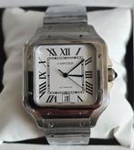 Cartier Santos automatisch heren horloge, Staal, Polshorloge, Nieuw, Ophalen of Verzenden