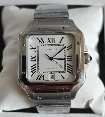 Cartier Santos automatisch heren horloge  beschikbaar voor biedingen