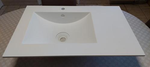Corian wastafel 80 x 50 cm, Doe-het-zelf en Verbouw, Sanitair, Nieuw, Wastafel, Steen, Ophalen of Verzenden