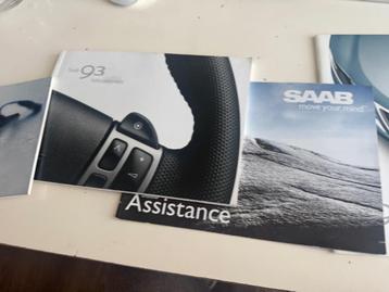 Saab 9-3 map met alle instruktieboekjes FRANSTALIG beschikbaar voor biedingen