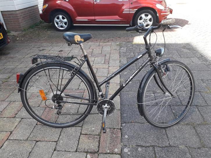 fiets, Fietsen en Brommers, Fietsen | Dames | Damesfietsen, Gebruikt, Overige merken, Versnellingen, 53 tot 56 cm, Ophalen
