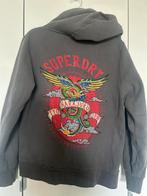 Superdry hoodie ziphood 44 grijs, Ophalen, Superdry, Maat 42/44 (L), Zo goed als nieuw