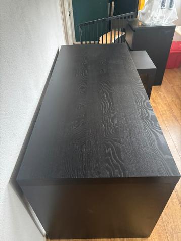 Ikea Malm bureau uitschuifbaar - afbeelding 7