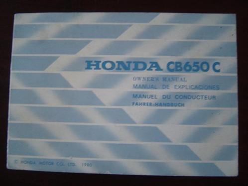 Honda CB650C 1980 owner's manual CB 650 C fahrer handbuch, Motoren, Handleidingen en Instructieboekjes, Honda, Ophalen of Verzenden