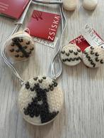 Zsiska Set Kerst Nieuw - Ketting, Oorbellen, Ring M, Overige materialen, Hangers, Verzenden, Wit