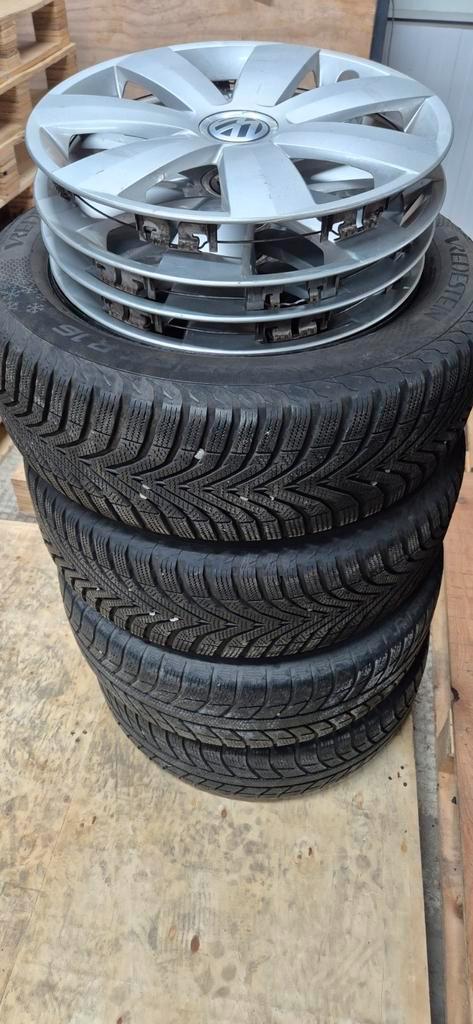 Vw Touran Tiguan Caddy Golf Winterbandenset 5x112  en zomer, Auto-onderdelen, Banden en Velgen, Banden en Velgen, Winterbanden