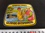 sticker Hengelsport ALBATROS sportvisser gezonde ontspanning, Ophalen, Zo goed als nieuw, Bedrijf of Vereniging