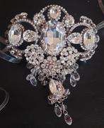 Vintage OTAZU choker ketting met Swarovski kristallen, Overige materialen, Gebruikt, Met kristal, Ophalen of Verzenden