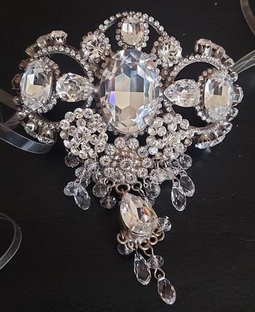 Vintage OTAZU choker ketting met Swarovski kristallen beschikbaar voor biedingen