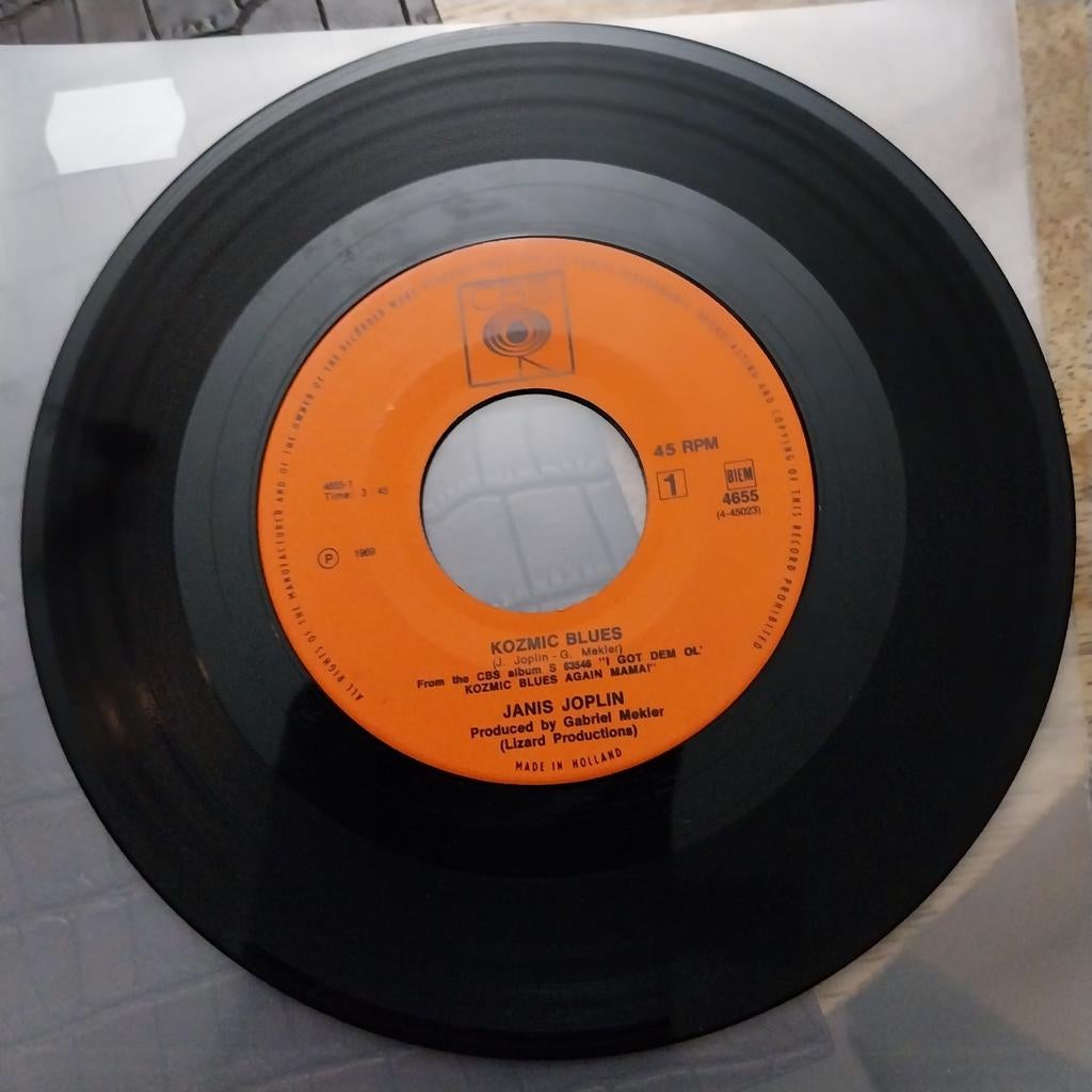 Janis Joplin - Kozmic Blues Single, Cd's en Dvd's, Vinyl Singles, Ophalen of Verzenden