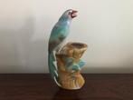 Muurvaas porselein vogel 21 cm, Antiek en Kunst, Ophalen of Verzenden