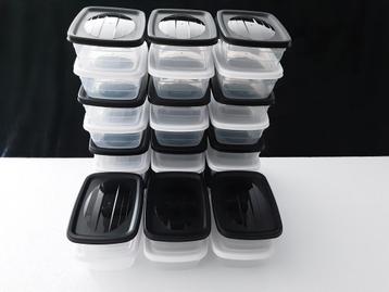 27 transparante bakjes 600 ml. beschikbaar voor biedingen