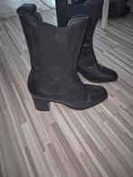 Manfield enkellaarzen leer maat 39, Zwart, Lage of Enkellaarzen, Nieuw, Ophalen of Verzenden