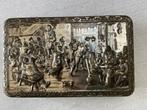 Koekjesblik teniers, Verzamelen, Blikken, Ophalen of Verzenden, Gebruikt, Koek(jes), Overige merken
