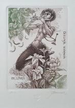 Exlibris / Ex libris H Pauwels, Pan, mythologie, Antiek en Kunst, Verzenden