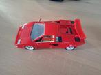 Burago Lamborghini Countach 1988 1:18, Ophalen of Verzenden, Zo goed als nieuw, Auto, Bburago