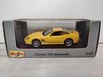 Ferrari 550 Maranello 1996 Pininfarina yellow Maisto 1:43 OV, Hobby en Vrije tijd, Modelauto's | 1:43, Nieuw, Overige merken, Ophalen of Verzenden