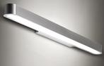 Artemide Talo 150 cm wandlamp zilver, Verzenden, Gebruikt, Metaal, Modern, design lamp