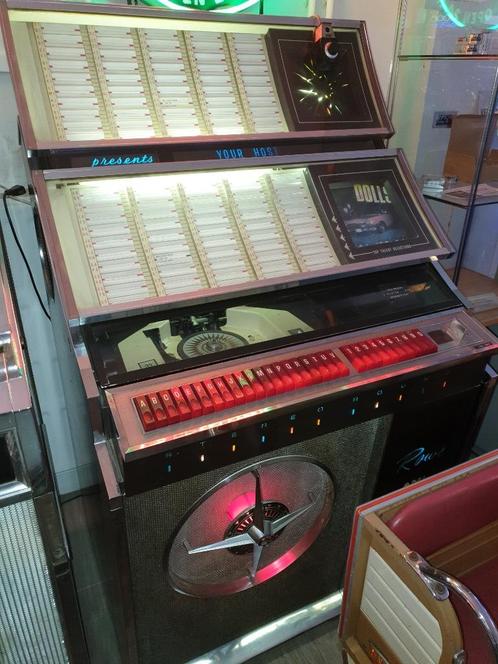 Ami jel 3 jaar garantie, Verzamelen, Automaten | Jukeboxen, Zo goed als nieuw, Ami, 1950 tot 1960, Met singles, Ophalen