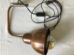 Koperen Wandlamp met Bolvormige Kap, Ophalen, Zo goed als nieuw, Metaal, 150 tot 200 cm