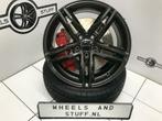Wheelworld  Gunmetal lichtmetaal velgen 17"inch 5x112 VW Aud, Ophalen, Gebruikt, Personenwagen, Banden en Velgen
