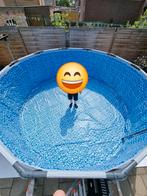 Zwembad 3,60/122 met overkapping en alle toebehoren, Gebruikt, 200 tot 300 cm, Rond, 200 tot 400 cm