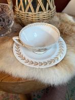 Sarregeumines Louis 1880 antieke porseleinen kop schotel, Antiek en Kunst, Antiek | Servies los, Ophalen of Verzenden