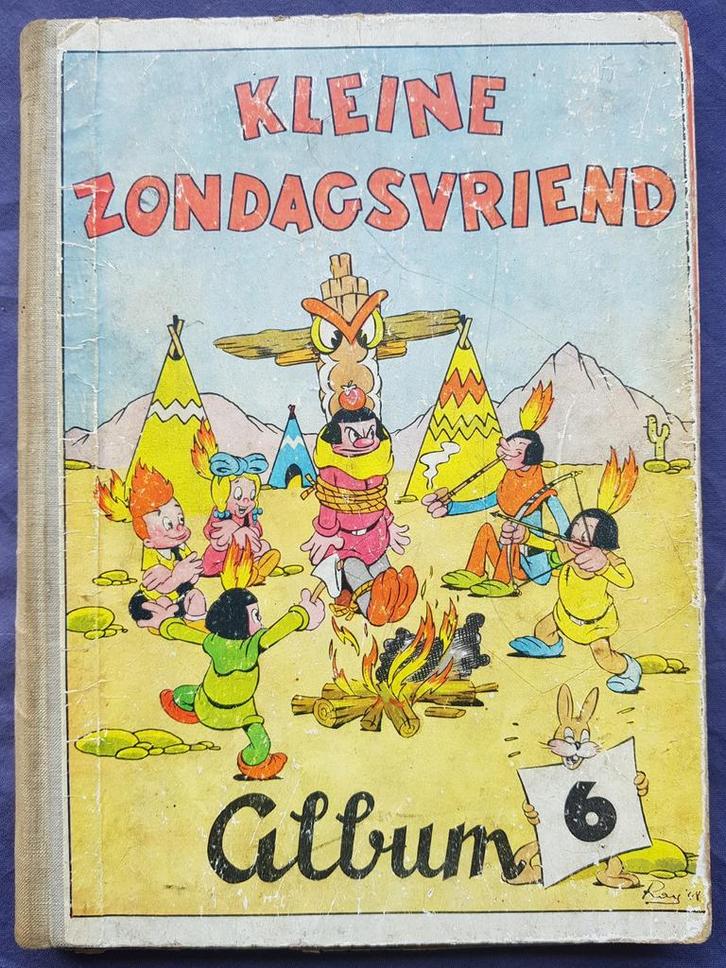 KZV album 6 nrs. 36 tot 52 uit 1948 met Tom Poes - M.Toonder, Boeken, Stripboeken, Gelezen, Eén stripboek, Ophalen of Verzenden