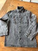 Shoeby maat 158-164 grijze stretch spijkerblouse, Ophalen of Verzenden, Zo goed als nieuw, Shirt of Longsleeve, Shoeby