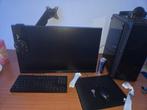 PC + Monitor + Keyboard + Mouse + Headphones, Ophalen, Zo goed als nieuw