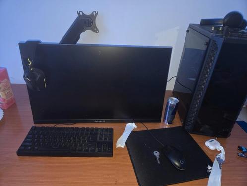 PC + Monitor + Keyboard + Mouse + Headphones, Computers en Software, Overige Computers en Software, Zo goed als nieuw, Ophalen