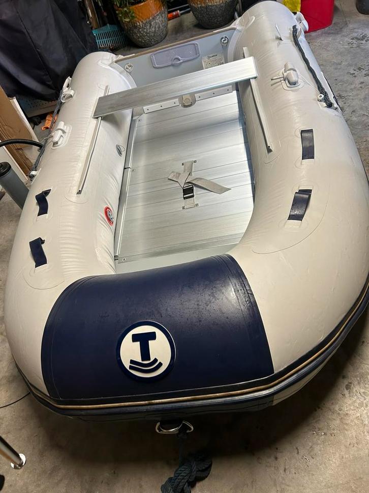 Talamex comfortline 250 met 6 pk suzuki motor - zgan, Watersport en Boten, Rubberboten, Zo goed als nieuw, Overige merken, Aluminium