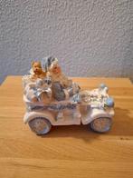 Kerst ornament kerstman in auto NIEUWSTAAT, Diversen, Kerst, Ophalen, Zo goed als nieuw