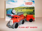 Thomas de Trein Trackmaster Push Along Flynn met Wagon, Ophalen of Verzenden, Gebruikt
