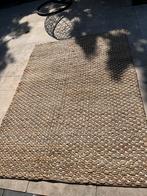 Vloerkleed binnen jute touw naturel, Ophalen, 150 tot 200 cm, Rechthoekig, Crème