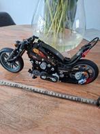 Mooie Harley Davidson van bouwblokjes(lego)met boekje, Ophalen, Zo goed als nieuw