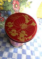 oude beschuitbus/ Hooimeijer beschuitbus rood, Verzamelen, Blikken, Ophalen of Verzenden, Gebruikt, Beschuit, Overige merken