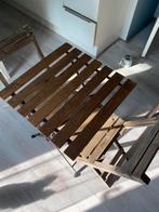 Balkonset / inklapbare tafel en stoelen, Gebruikt, Ophalen of Verzenden