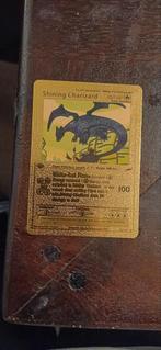 N Shining Charizard 107/105 Gold Foil Pokemon Card 1st Editi, Hobby en Vrije tijd, Verzamelkaartspellen | Pokémon, Foil, Losse kaart