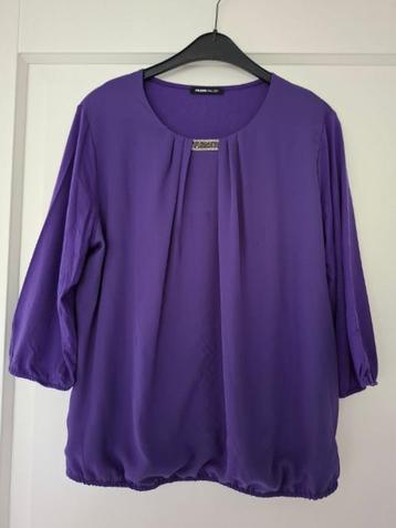 Mooie paarse blouson van Frank Walder beschikbaar voor biedingen
