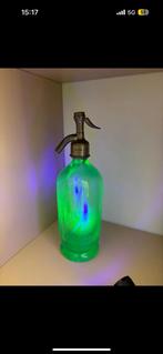 Antieke spuitfles van uranium glas, Antiek en Kunst, Antiek | Glas en Kristal, Ophalen of Verzenden